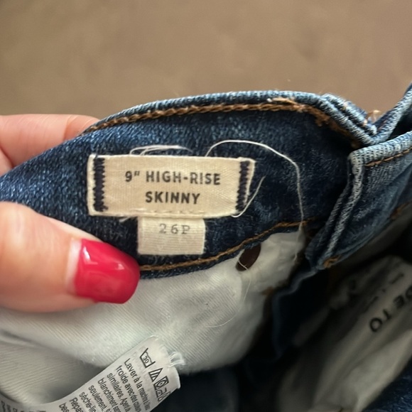 “Madewell- 9in Highrise Skinny size 26p” - Picture 3 of 10